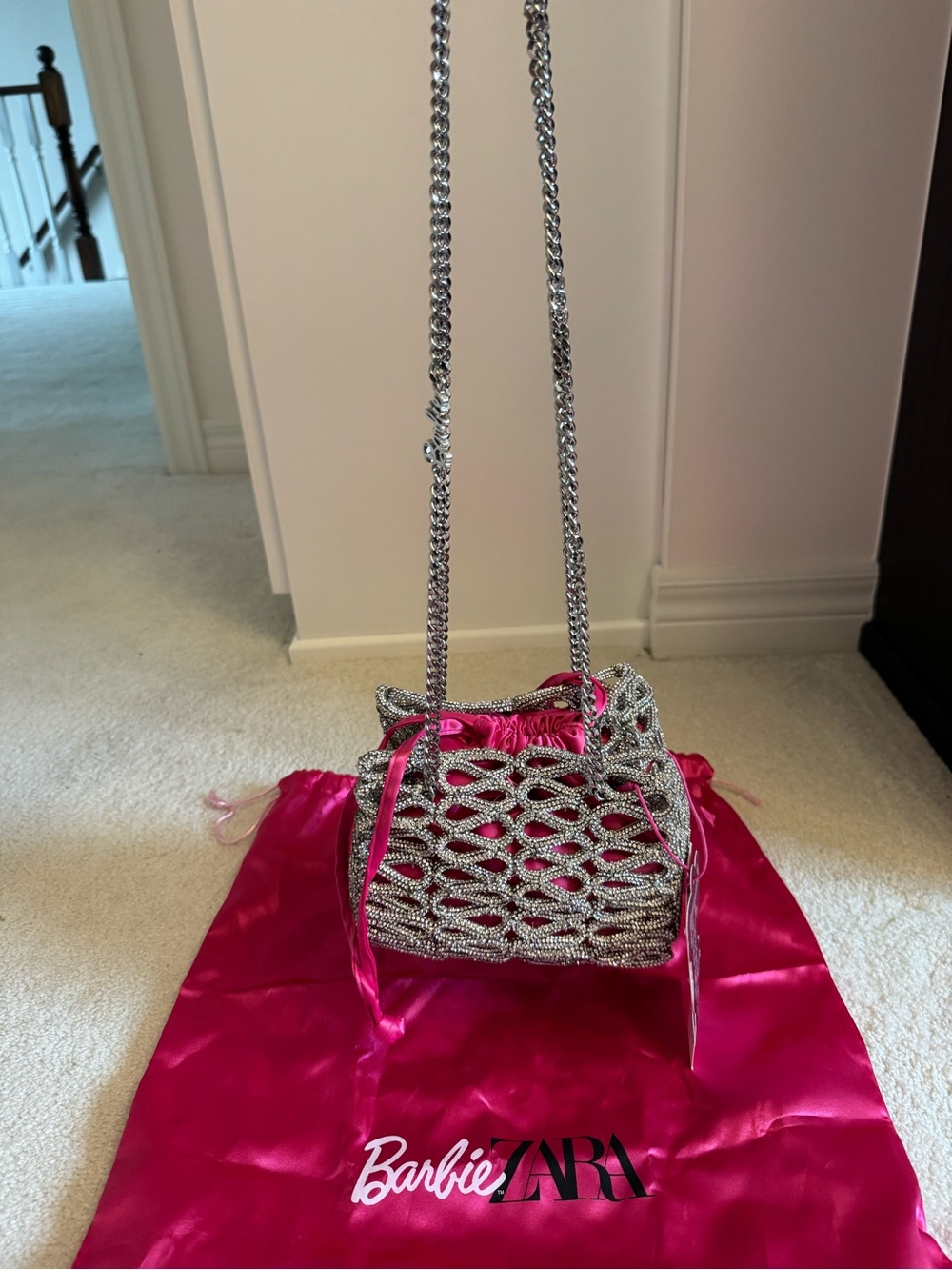 Barbie x Zara NWT Crystal Bag - Picture 4 of 10